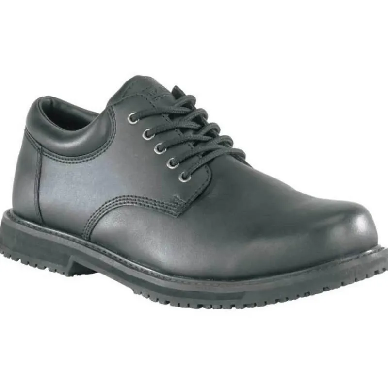 Grabbers Non-Slip Shoes | Oxfords*Men's Friction Slip Resistant Oxford Black