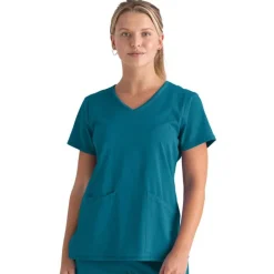 Grey's Anatomy Scrub Tops*+ Spandex Stretch Women's Serena V-Neck Scrub Top