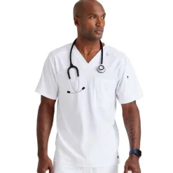 Grey's Anatomy Scrub Tops*+ Spandex Stretch Men's Murphy V-Neck Scrub Top