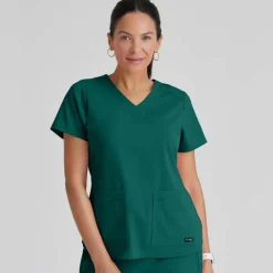 Grey's Anatomy Scrub Tops*+ Spandex Stretch Women's Emma Scrub Top