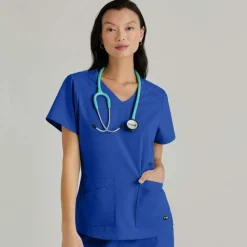 Grey's Anatomy Scrub Tops*+ Spandex Stretch Women's Emma Scrub Top