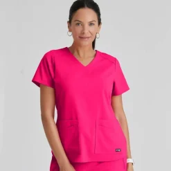 Grey's Anatomy Scrub Tops*+ Spandex Stretch Women's Emma Scrub Top