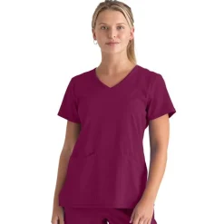 Grey's Anatomy Scrub Tops*+ Spandex Stretch Women's Serena V-Neck Scrub Top