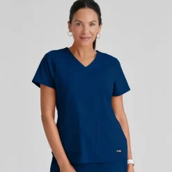 Grey's Anatomy Scrub Tops*+ Spandex Stretch Women's Emma Scrub Top