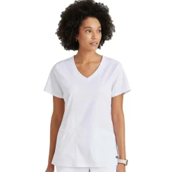 Grey's Anatomy Scrub Tops*+ Spandex Stretch Women's Serena V-Neck Scrub Top