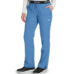 Grey's Anatomy Active Scrub Pants*Women's 3 Pocket Logo Waistband Scrub Pants