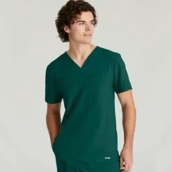 Grey's Anatomy Evolve Scrub Tops*Men's V-Neck Journey Scrub Top