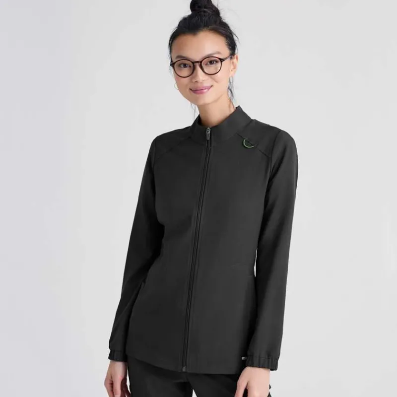Grey's Anatomy Evolve Lab Coats & Jackets*Women's Virtue Zip Up Scrub Jacket