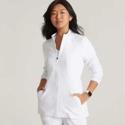 Grey's Anatomy Evolve Lab Coats & Jackets*Women's Virtue Zip Up Scrub Jacket