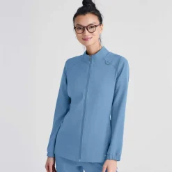 Grey's Anatomy Evolve Lab Coats & Jackets*Women's Virtue Zip Up Scrub Jacket
