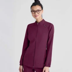 Grey's Anatomy Evolve Lab Coats & Jackets*Women's Virtue Zip Up Scrub Jacket