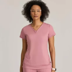 Grey's Anatomy Knits Scrub Tops*Grey's Anatomy Knit Stretch Women's Motivate Scrub Top
