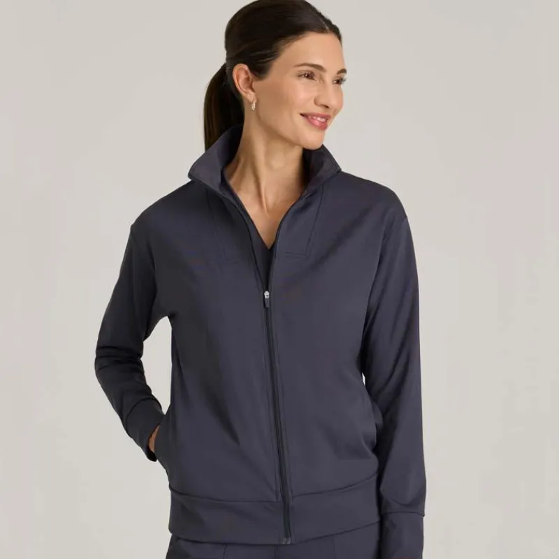 Grey's Anatomy Knits Lab Coats & Jackets*Grey's Anatomy Knit Stretch Women's Ease Warm-Up Jacket