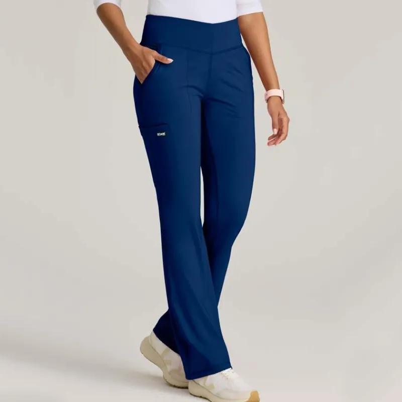 Grey's Anatomy Knits Scrub Pants*Grey's Anatomy Knit Stretch Women's Swift V-Waist Scrub Pant