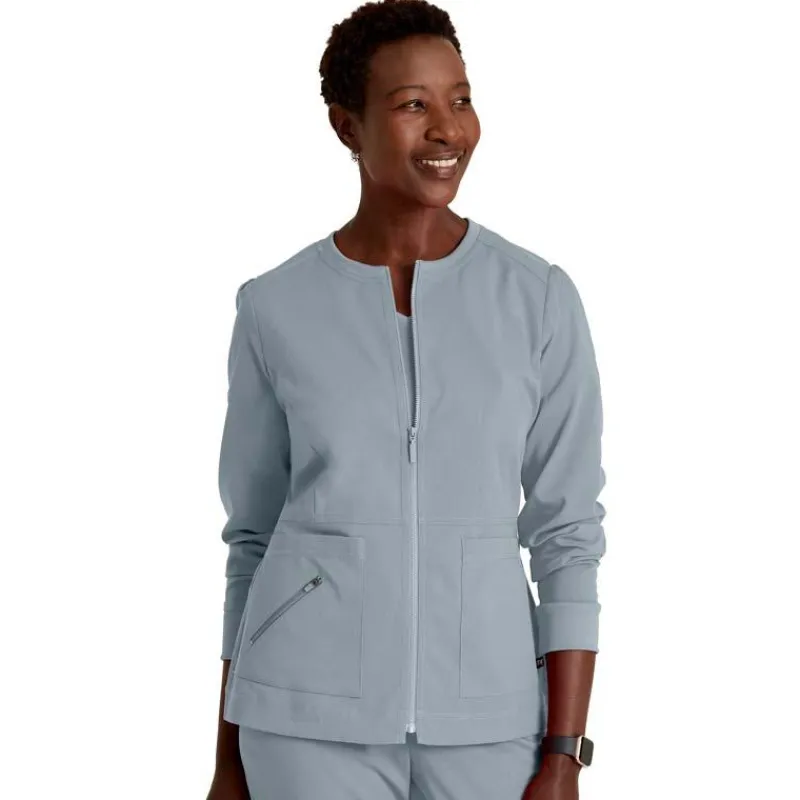 Grey's Anatomy Lab Coats & Jackets*+Spandex Stretch Women's Millie Scrub Jacket