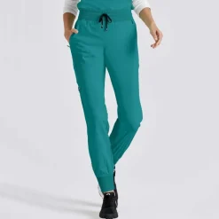 Grey's Anatomy Scrub Pants*+Spandex Stretch Women's Eden Cargo Jogger Scrub Pant