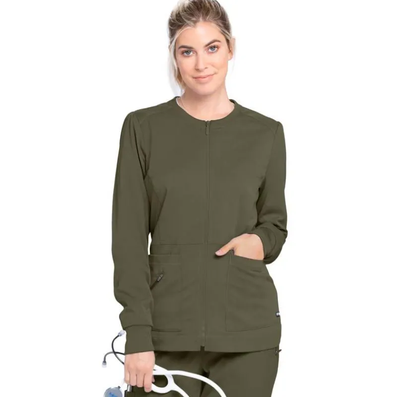 Grey's Anatomy Lab Coats & Jackets*+Spandex Stretch Women's Millie Scrub Jacket