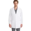 Healing Hands Lab Coats & Jackets*Men's Logan 36" Mid-Length Labcoat White
