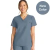 Healing Hands Quest Scrub Tops*Women's Billie V-Neck Tuck-In Scrub Top