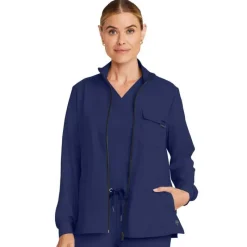 Healing Hands Quest Lab Coats & Jackets*Women's Brook Zip Front Utility Scrub Jacket