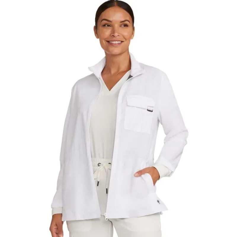 Healing Hands Quest Lab Coats & Jackets*Women's Brook Zip Front Utility Scrub Jacket
