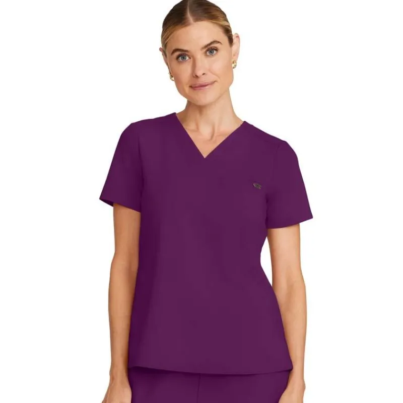 Healing Hands Quest Scrub Tops*Women's Billie V-Neck Tuck-In Scrub Top