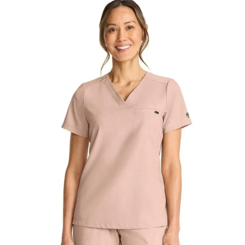 Healing Hands Quest Scrub Tops*Women's Billie V-Neck Tuck-In Scrub Top