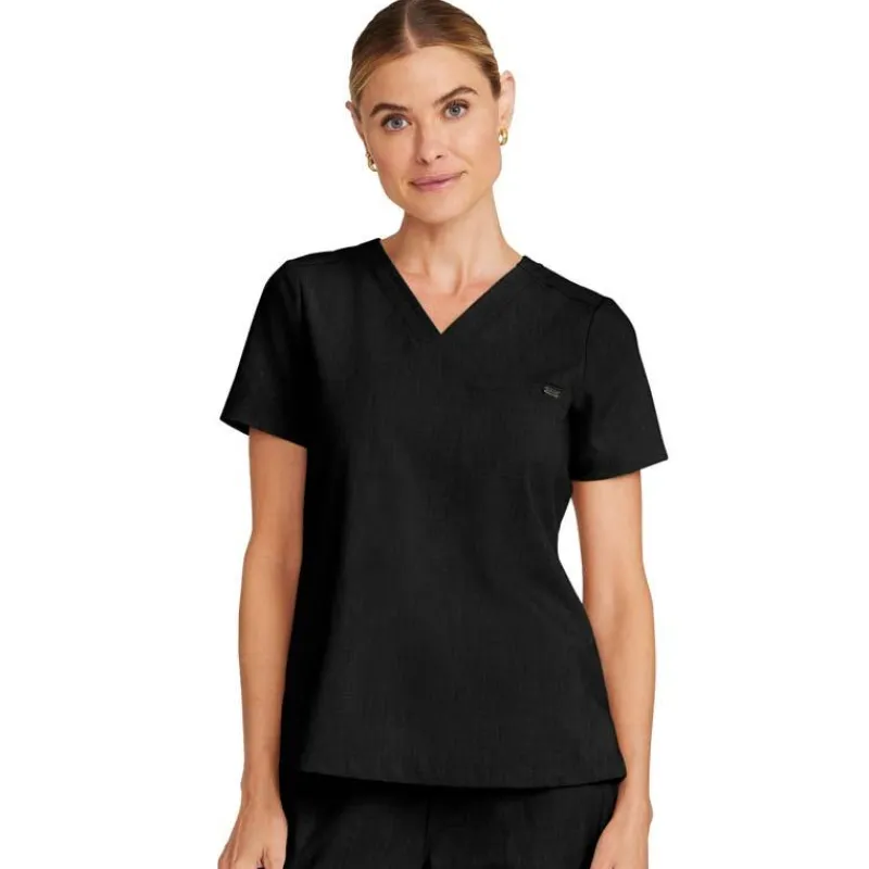 Healing Hands Quest Scrub Tops*Women's Billie V-Neck Tuck-In Scrub Top