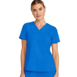 Healing Hands Quest Scrub Tops*Women's Billie V-Neck Tuck-In Scrub Top