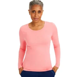 Healing Hands Tees & Layering Pieces*Women's Melissa Long Sleeve Knit Tee