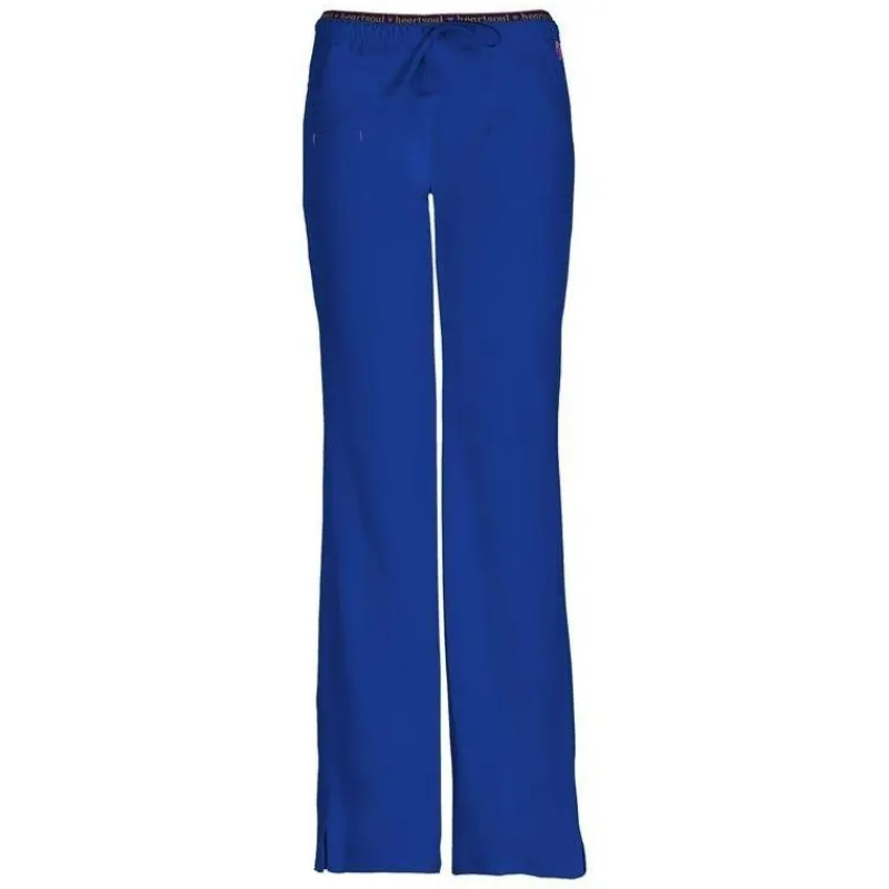 Heartsoul Scrub Pants*Women's Heart Breaker Flare Leg Scrub Pants - Petite