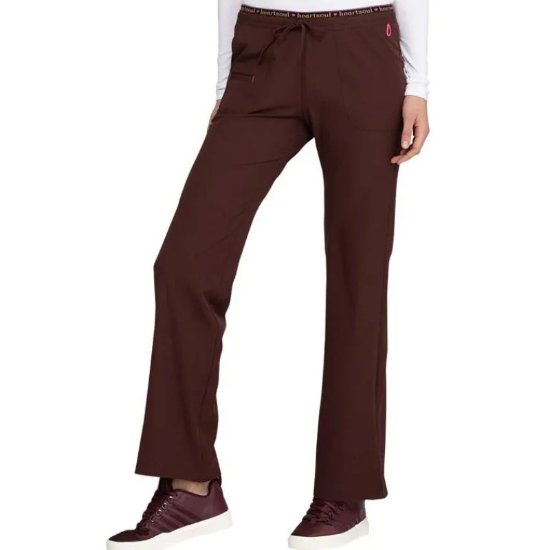 Heartsoul Scrub Pants*Women's Heart Breaker Flare Leg Scrub Pants - Petite