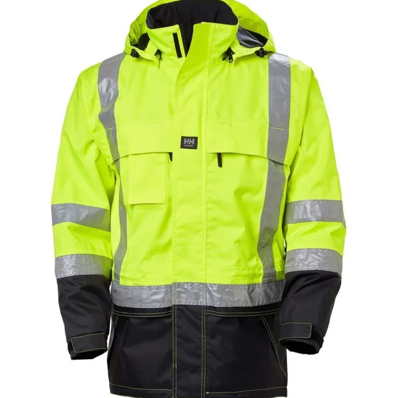 Helly Hansen Rain Jackets | Rain Gear*Men's Class 3 Ansi Hi Viz Potsdam Waterproof Jacket Yellow