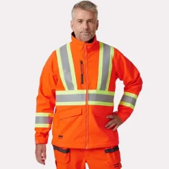 Helly Hansen Jackets*Men's Hi Viz Class 2 CSA Alta Softshell Jacket