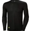 Helly Hansen Thermals/Underwear*Men's Lifa ® Base Layer Crewneck Top Black