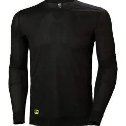 Helly Hansen Thermals/Underwear*Men's Lifa ® Base Layer Crewneck Top Black