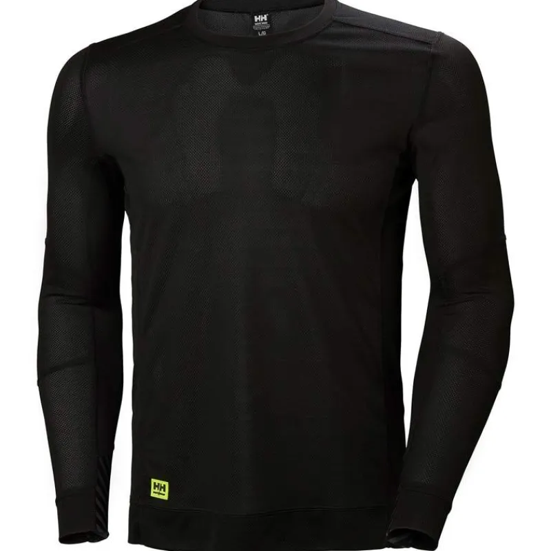 Helly Hansen Thermals/Underwear*Men's Lifa ® Base Layer Crewneck Top Black