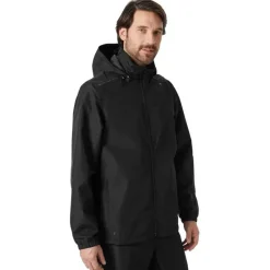 Helly Hansen Rain Jackets*Men's Manchester 2.0 Waterproof Shell Jacket Black
