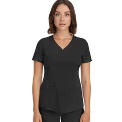 Healing Hands Scrub Tops*HH Works by Women's Monica V-Neck Scrub Top