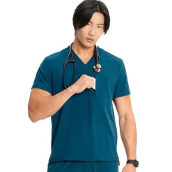Infinity GNR8 Scrub Tops*Men's V-Neck Scrub Top