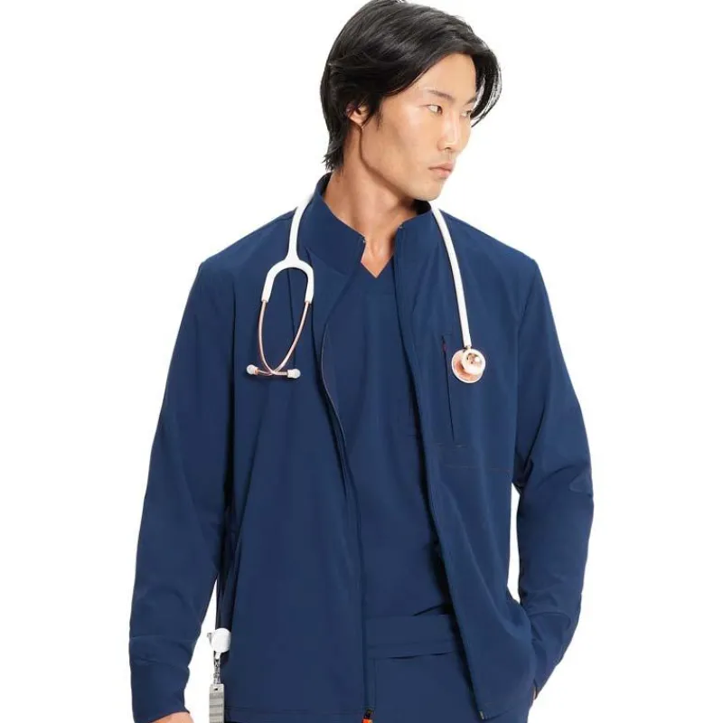 Infinity GNR8 Lab Coats & Jackets*Men's Zip Front Scrub Jacket