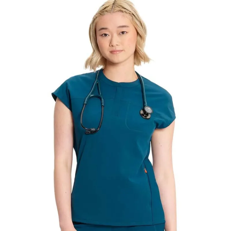 Infinity GNR8 Scrub Tops*Women's Henley Scrub Top