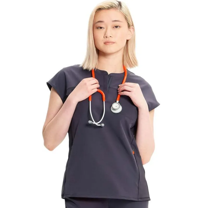 Infinity GNR8 Scrub Tops*Women's Henley Scrub Top