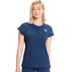Infinity GNR8 Scrub Tops*Women's Henley Scrub Top