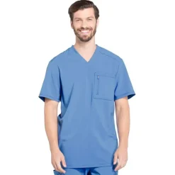 Infinity Scrub Tops*Men's V-Neck Scrub Top