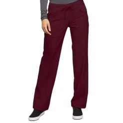 Infinity Scrub Pants*Women's Low Rise Straight Leg Drawstring Scrub Pants-Petite