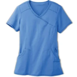 Infinity Scrub Tops*Women's Mock Wrap Scrub Top