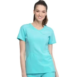 Infinity Scrub Tops*Women's Mock Wrap Scrub Top