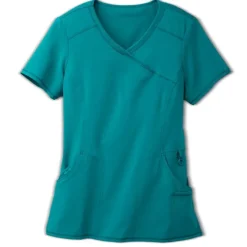 Infinity Scrub Tops*Women's Mock Wrap Scrub Top