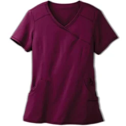 Infinity Scrub Tops*Women's Mock Wrap Scrub Top
